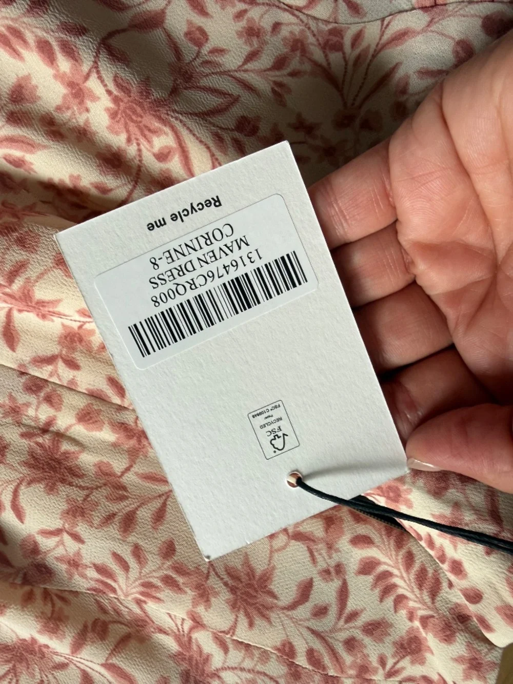 Reformation Maven Dress in Corinne Size 8 - Picture 2 of 4